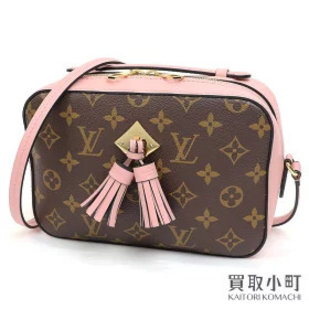 Louis Vuitton Saintonge Rose Pink Poudre Monogram Smooth Leather Camera Bag